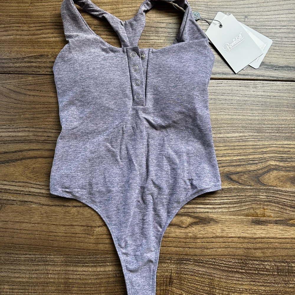 Bombshell Sportswear The Perfect Bodysuit – Lilac/Orchid